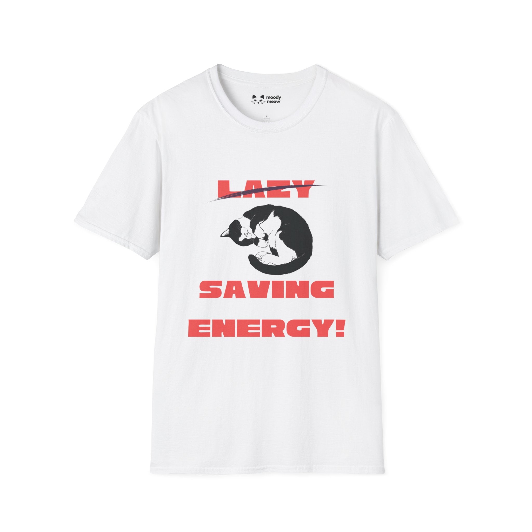 Energy Saving Cat T-Shirt