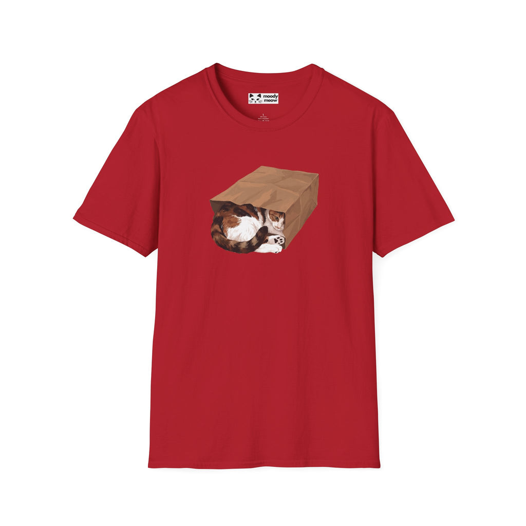 Paper Bag Cat T-Shirt