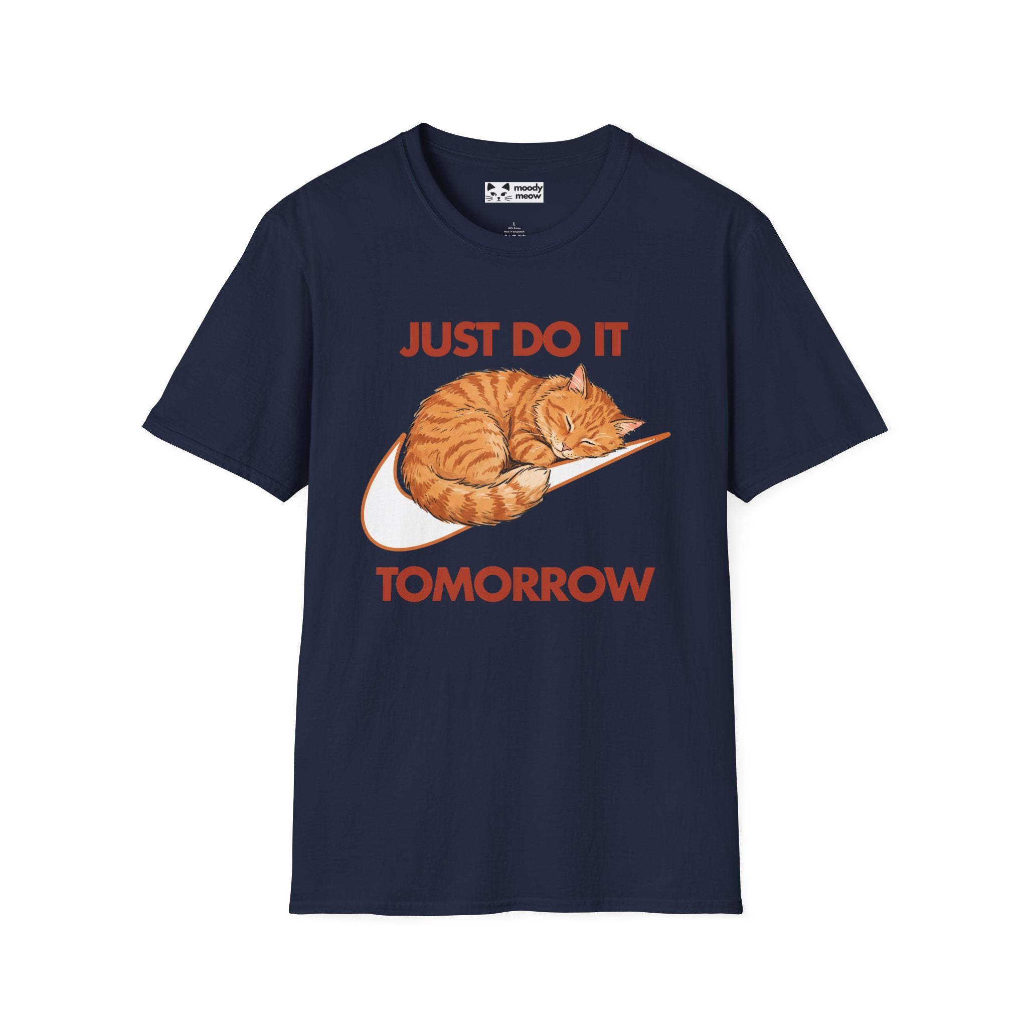 Just Do It Tomorrow Cat T-Shirt