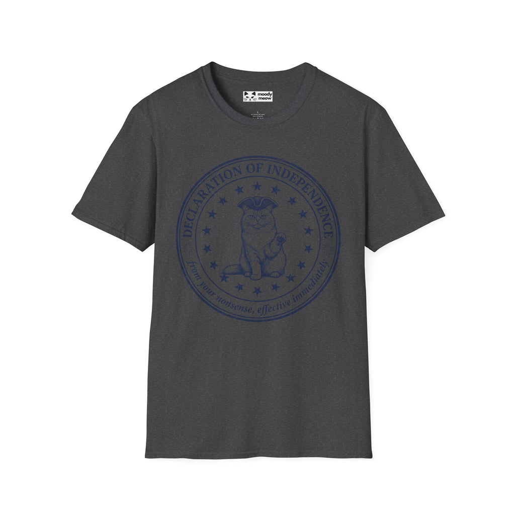 Declaration of Independence Cat T-Shirt