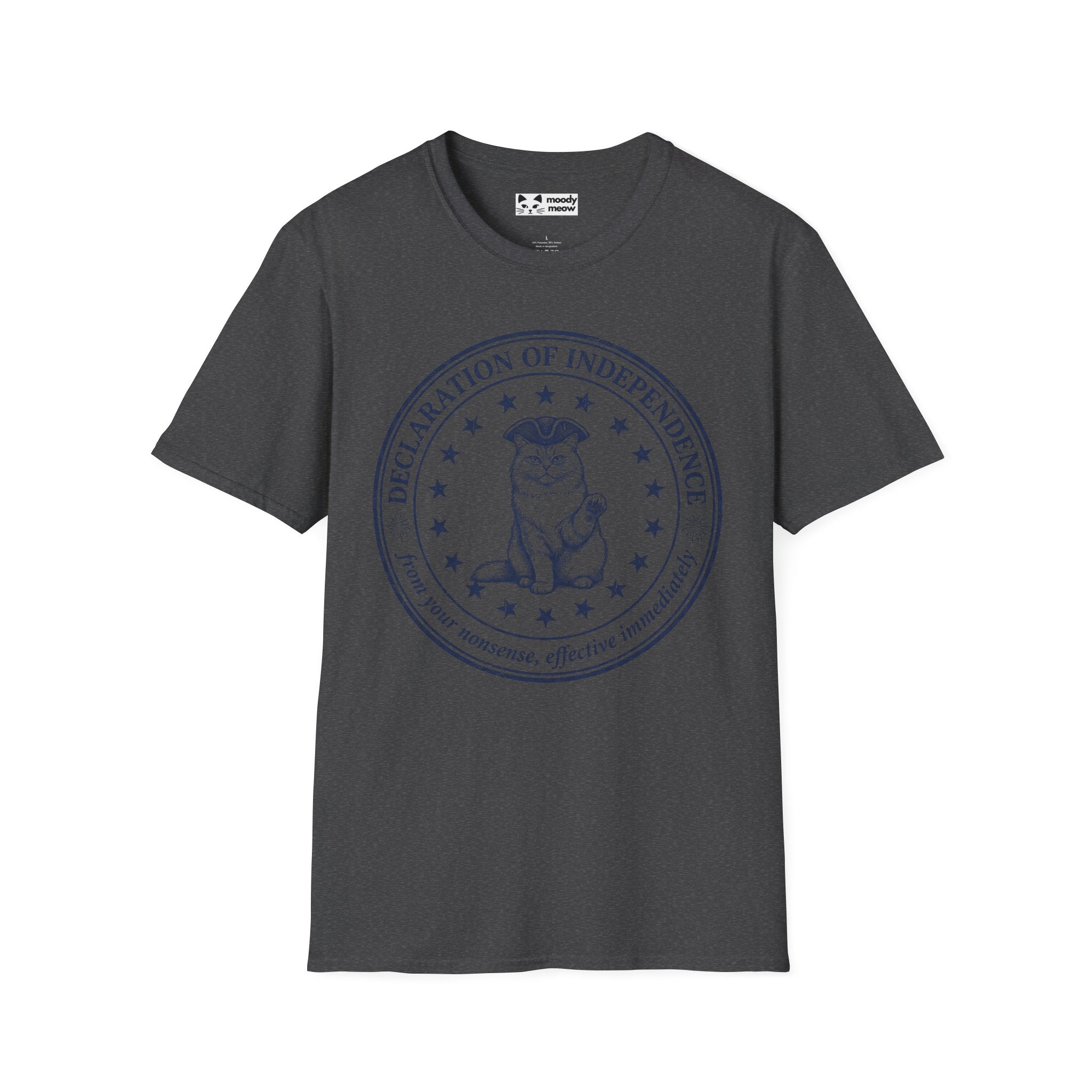 Declaration of Independence Cat T-Shirt
