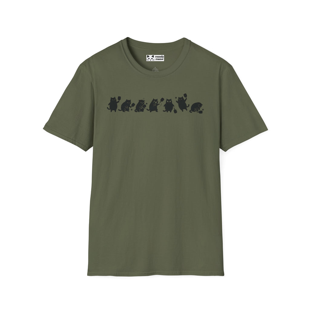 Pickleball Cat T-Shirt