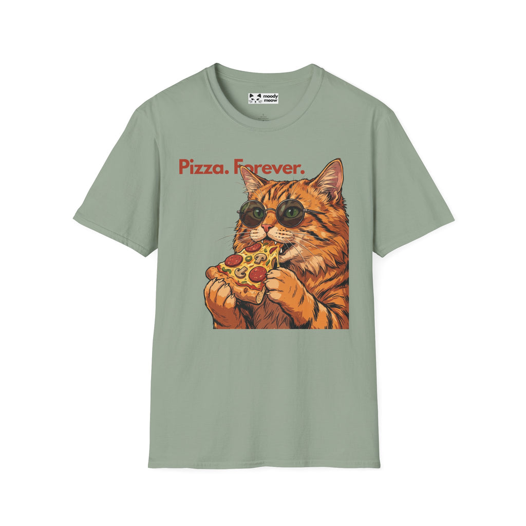 Pizza Forever Cat T-Shirt