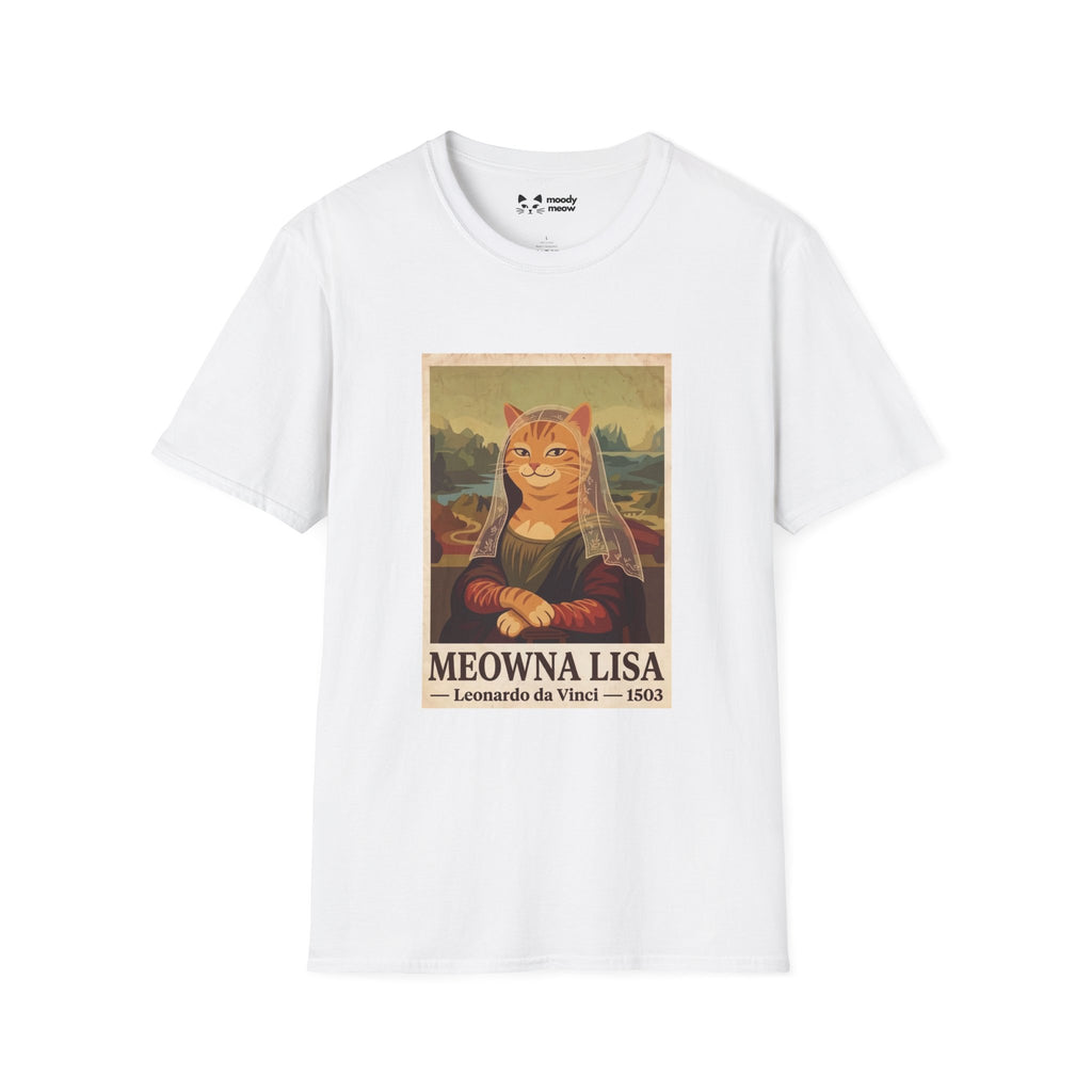 Meowna Lisa Cat T-Shirt