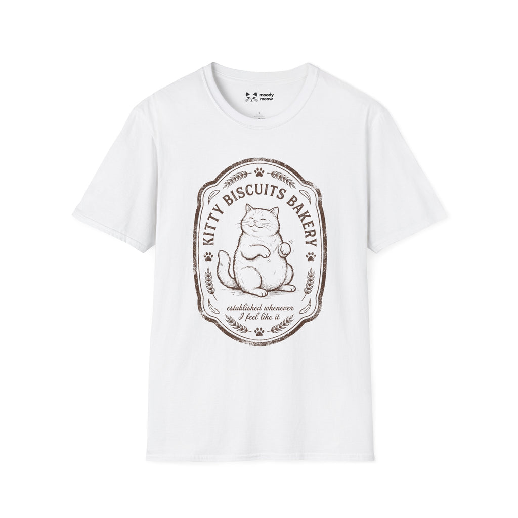 Kitty Biscuits Bakery Cat T-Shirt