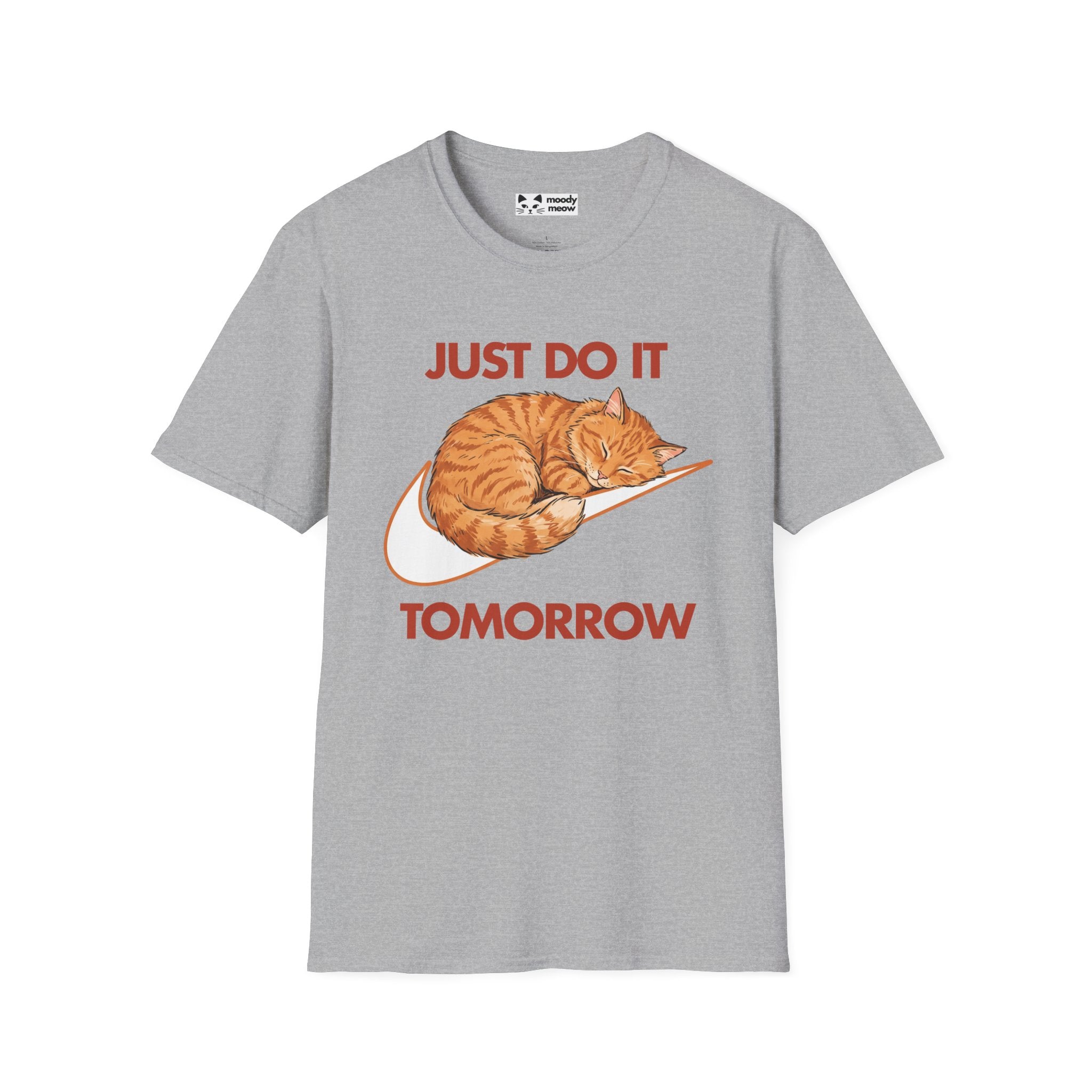 Just Do It Tomorrow Cat T-Shirt