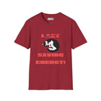 Energy Saving Cat T-Shirt