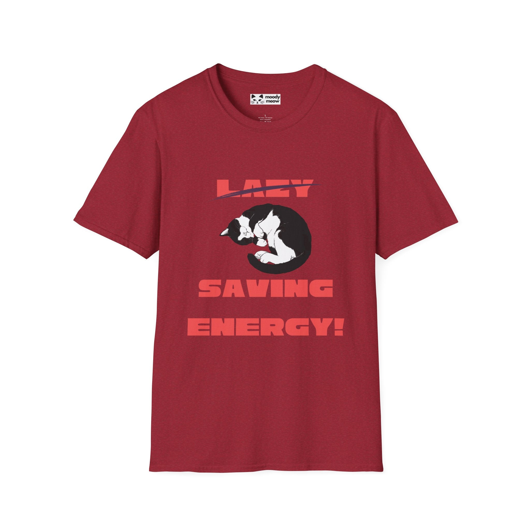 Energy Saving Cat T-Shirt