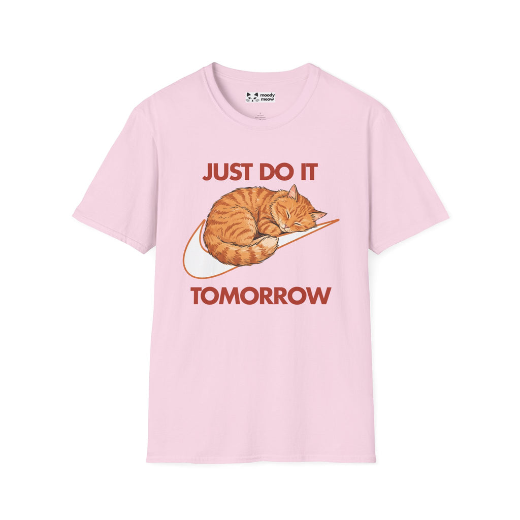 Just Do It Tomorrow Cat T-Shirt