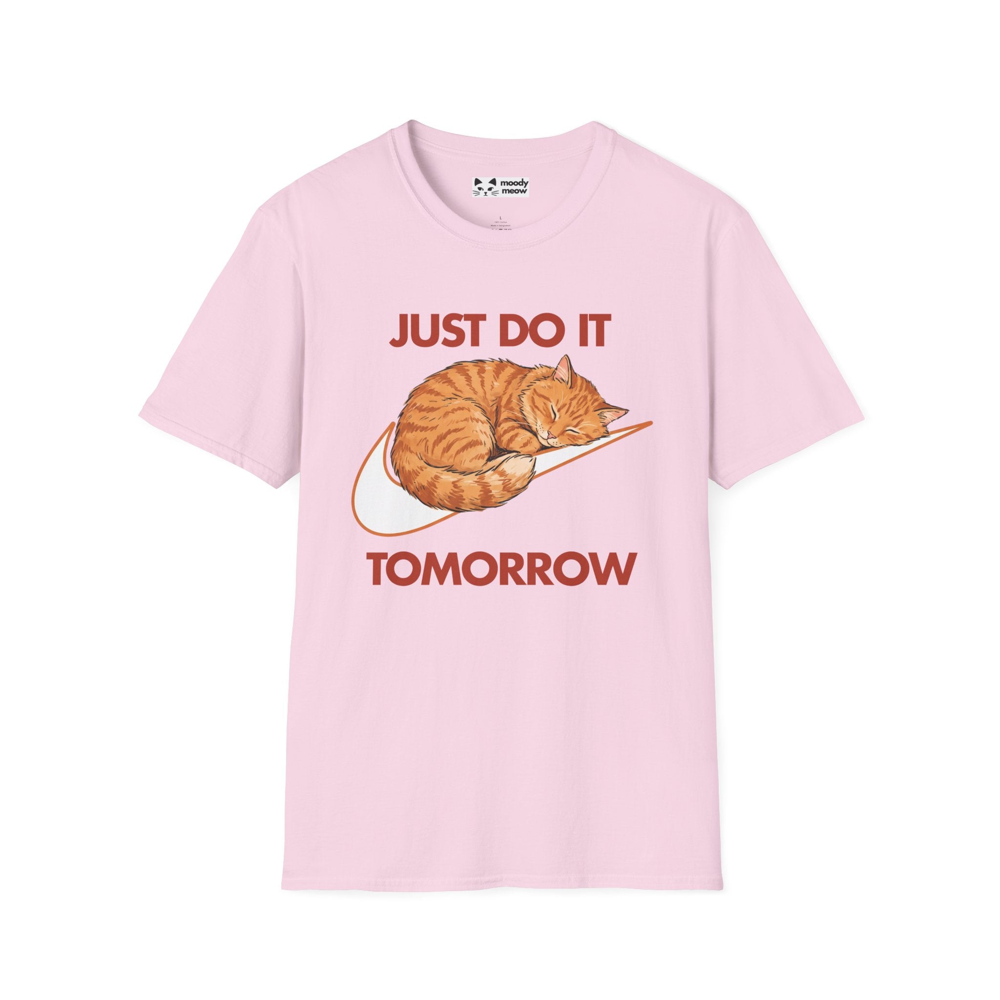 Just Do It Tomorrow Cat T-Shirt