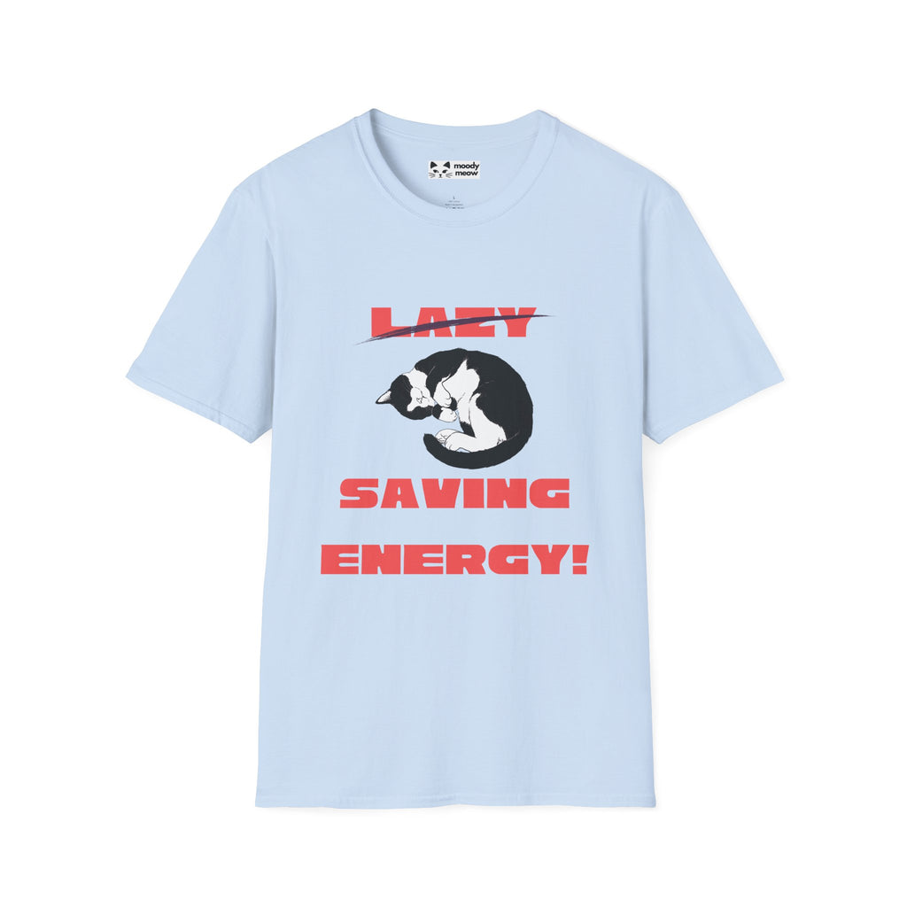 Energy Saving Cat T-Shirt