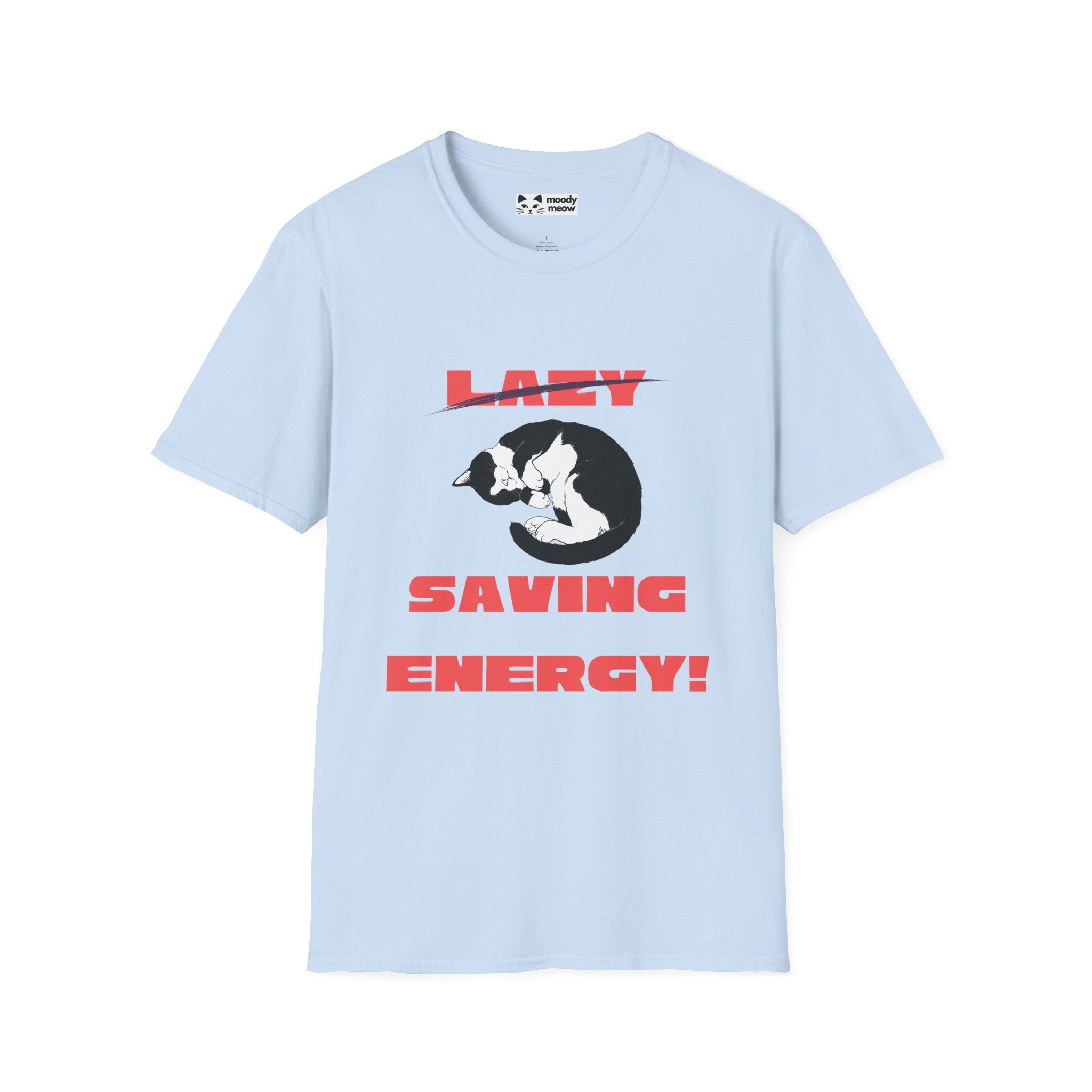 Energy Saving Cat T-Shirt