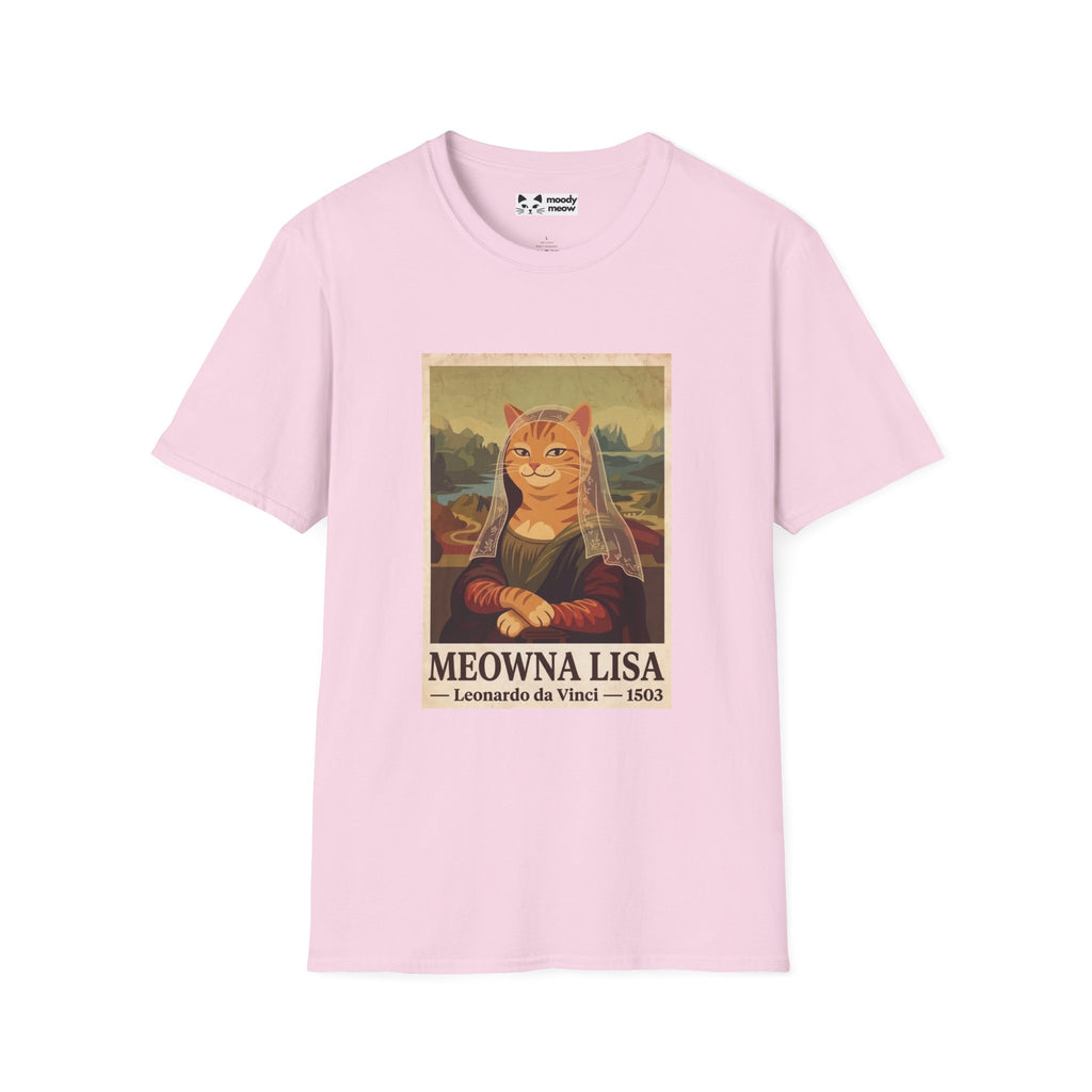 Meowna Lisa Cat T-Shirt