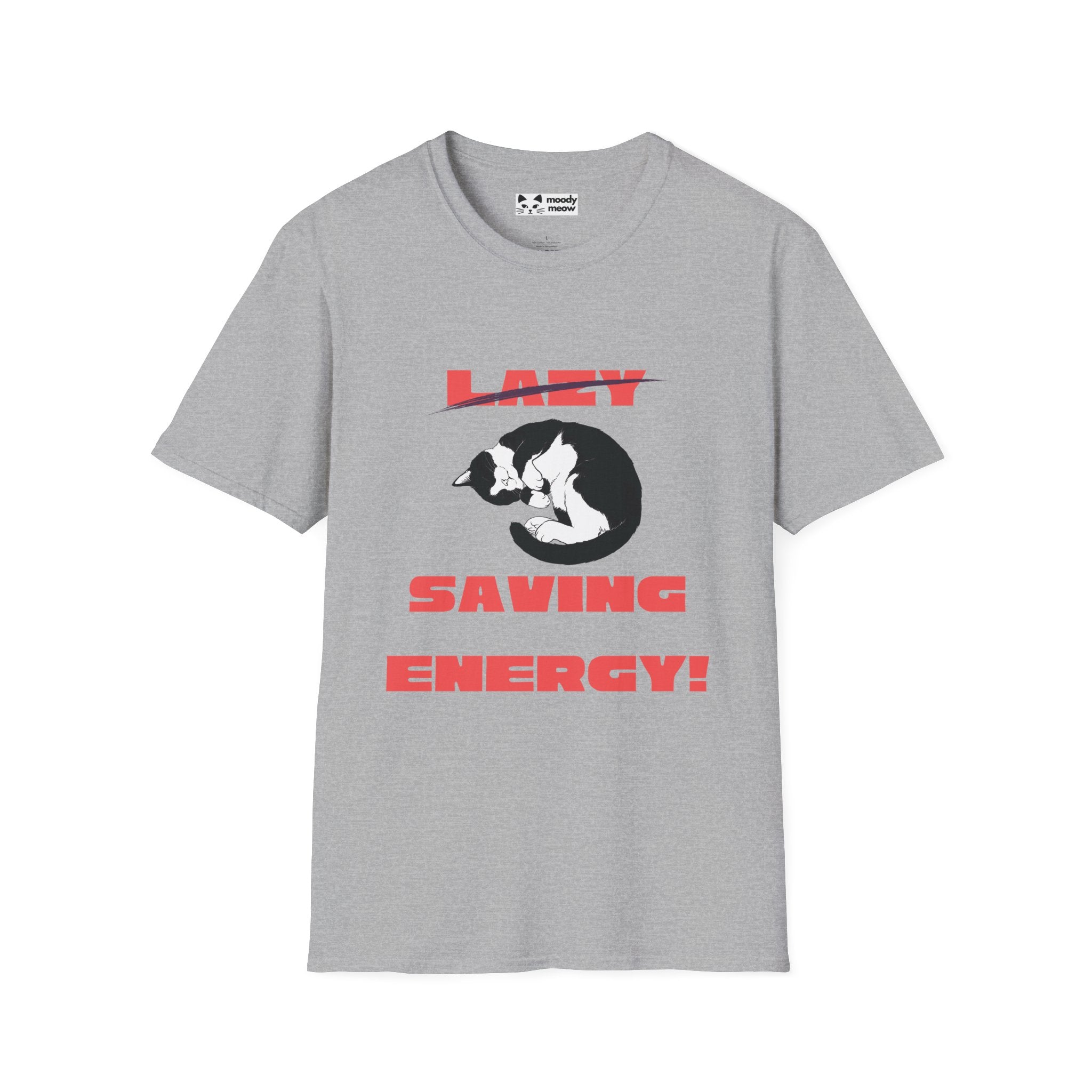 Energy Saving Cat T-Shirt