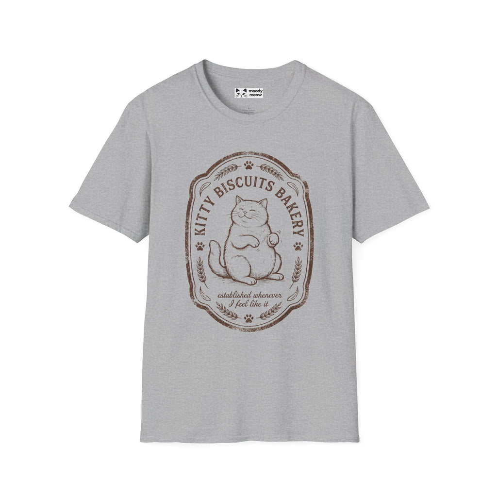 Kitty Biscuits Bakery Cat T-Shirt