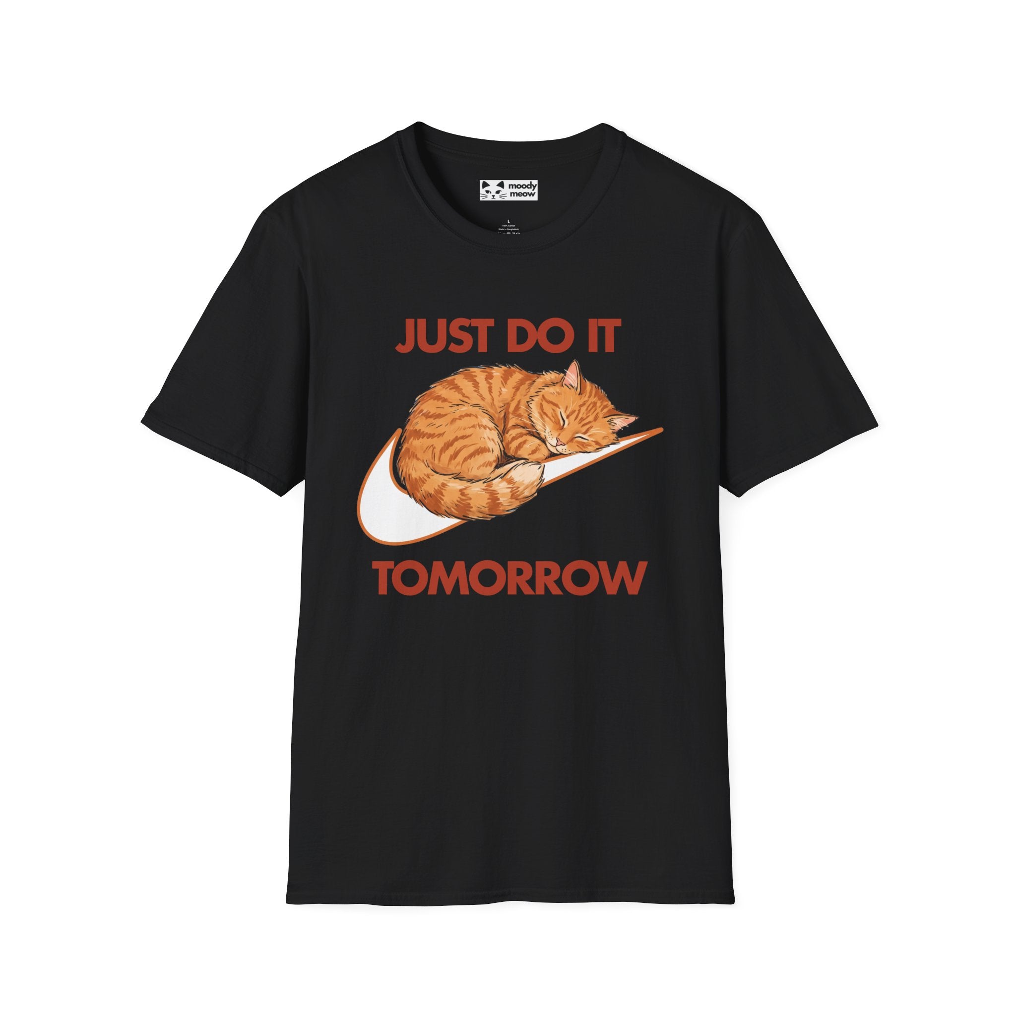 Just Do It Tomorrow Cat T-Shirt
