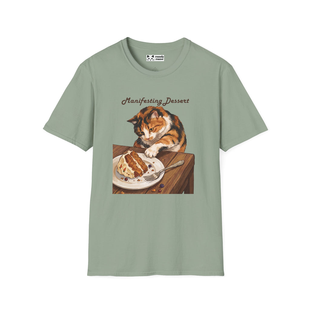 Manifesting Dessert Cat T-Shirt