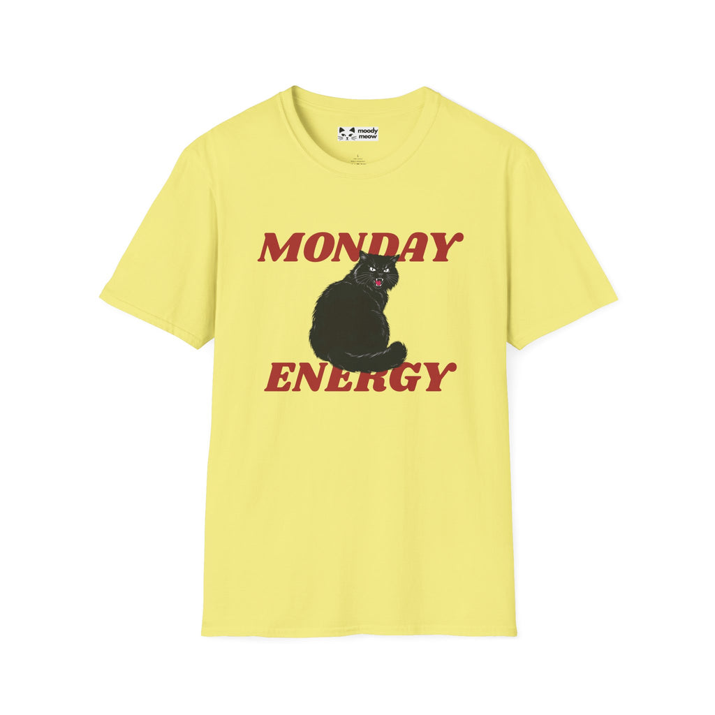 Monday Energy Cat T-Shirt