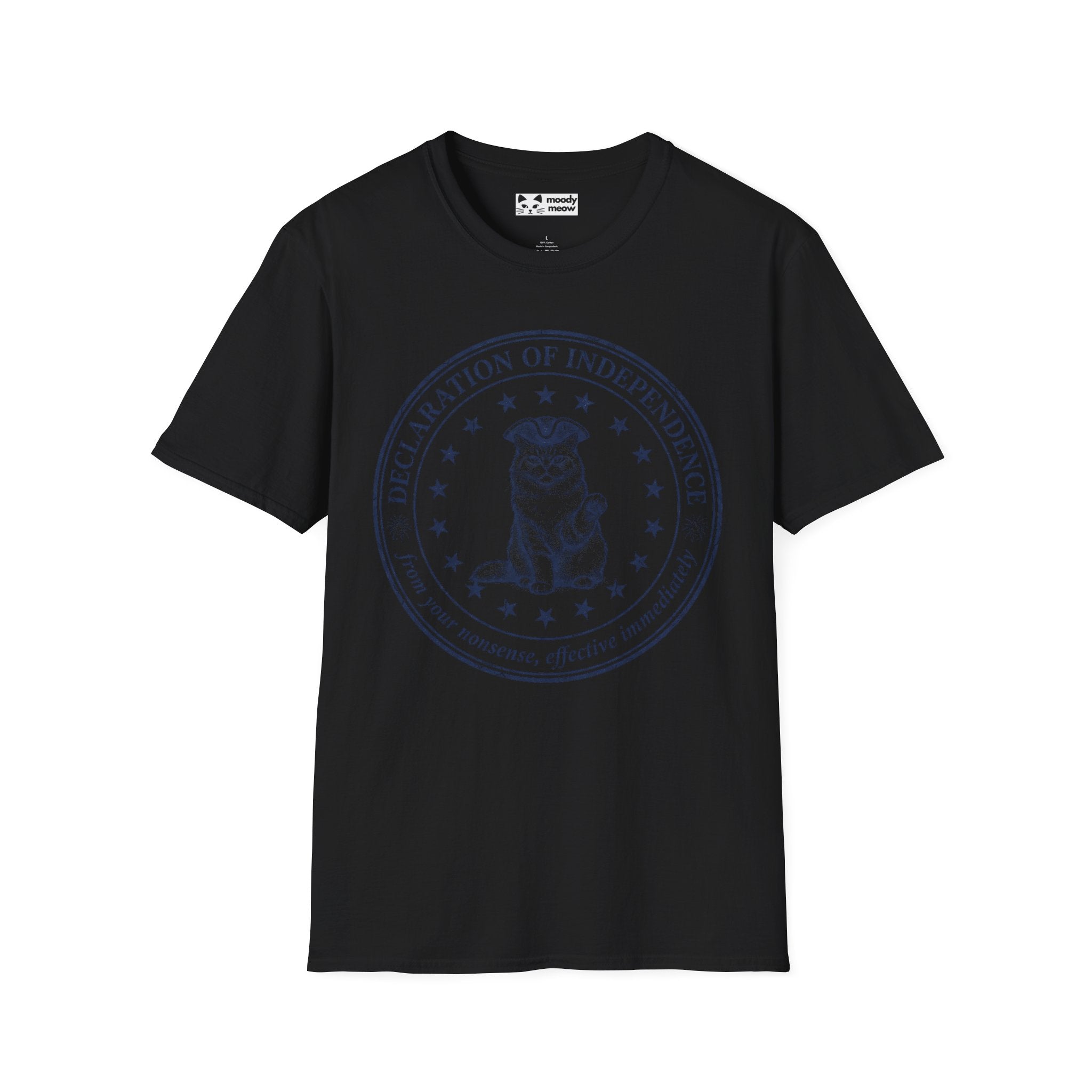 Declaration of Independence Cat T-Shirt