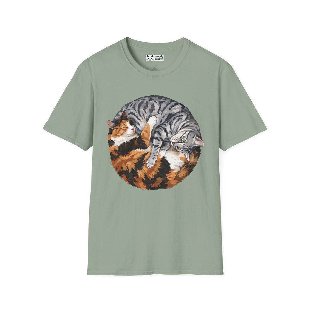 Yin Yan Cat T-Shirt