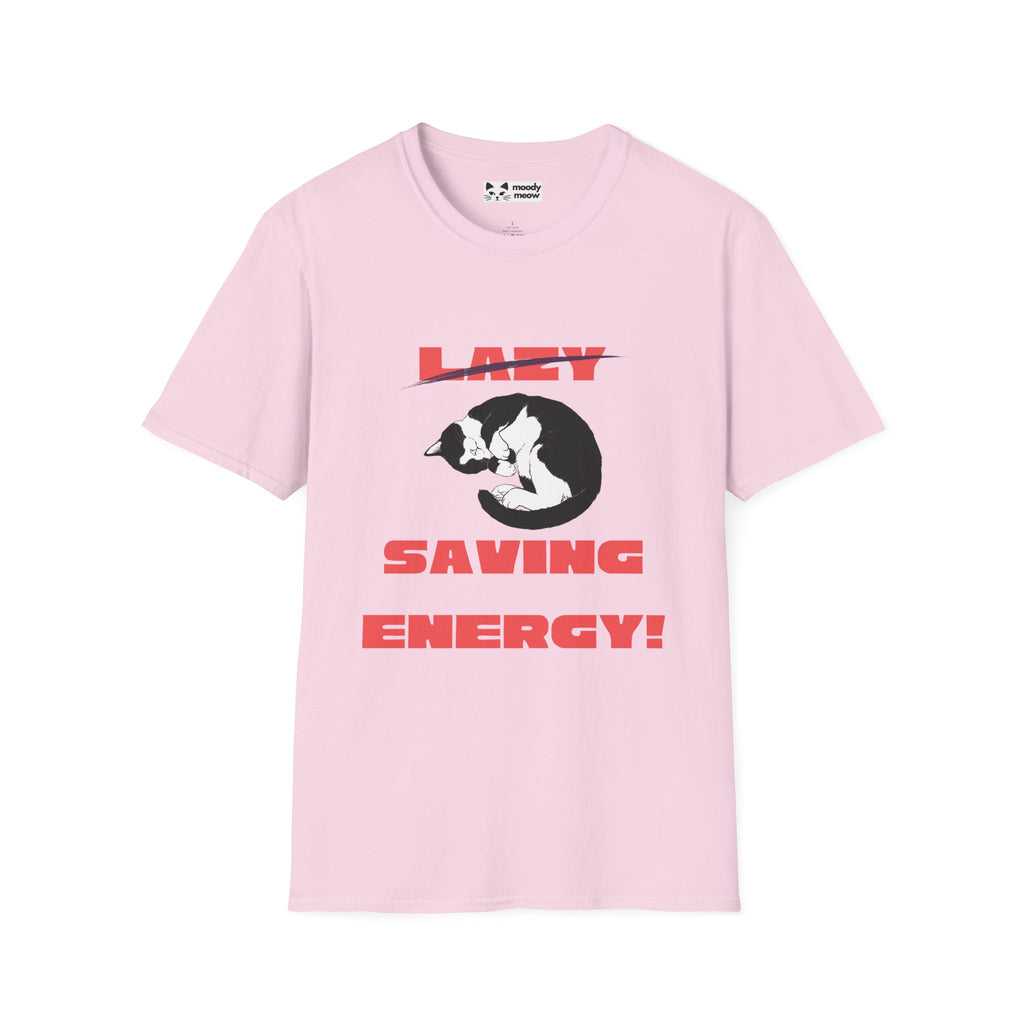 Energy Saving Cat T-Shirt
