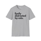 Easily Distracted by Cats T-Shirt