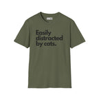 Easily Distracted by Cats T-Shirt