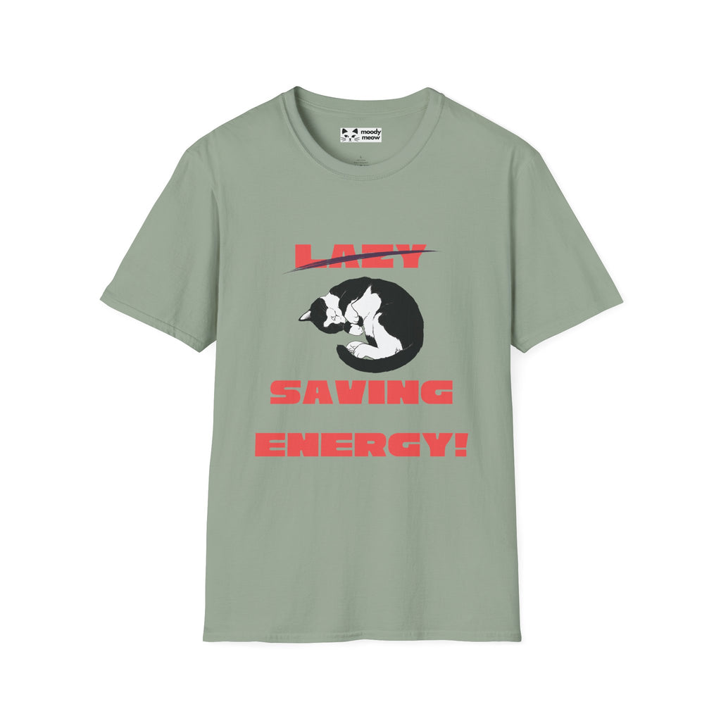 Energy Saving Cat T-Shirt