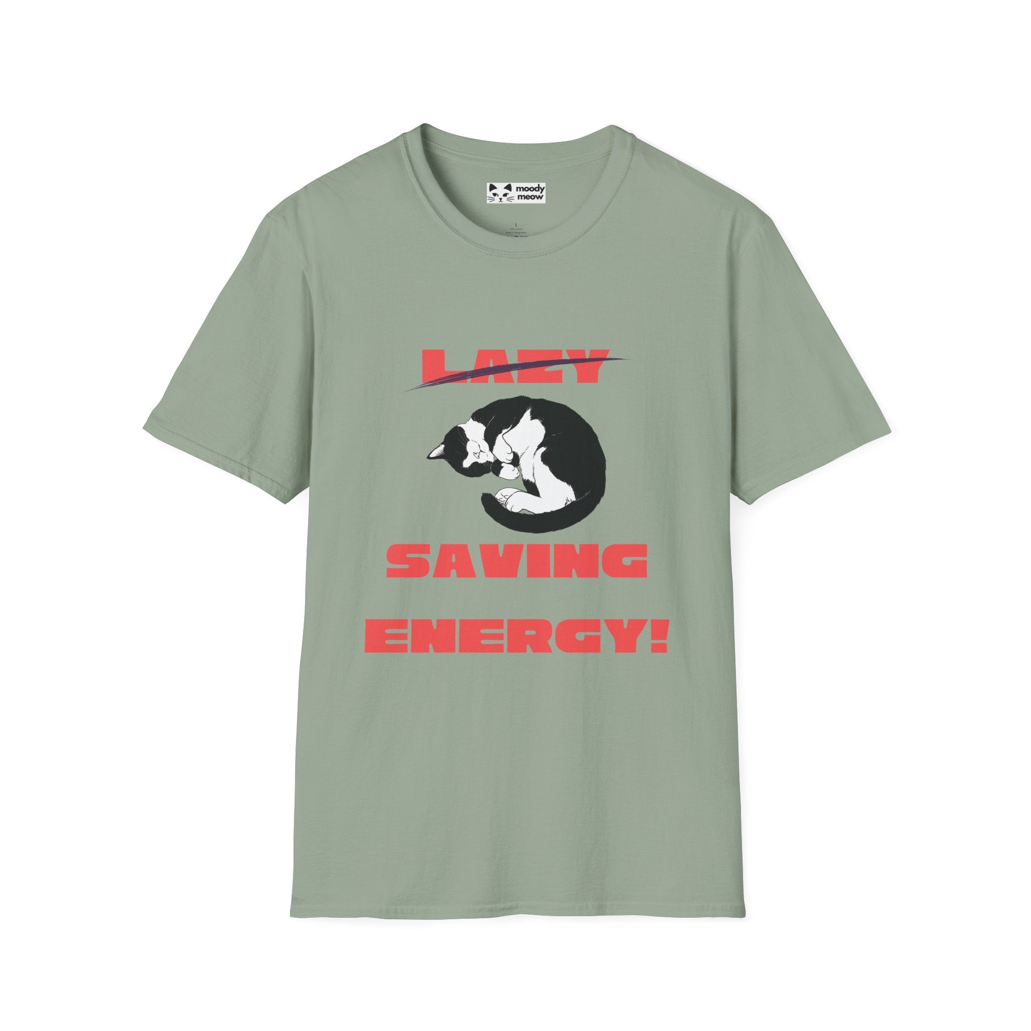 Energy Saving Cat T-Shirt