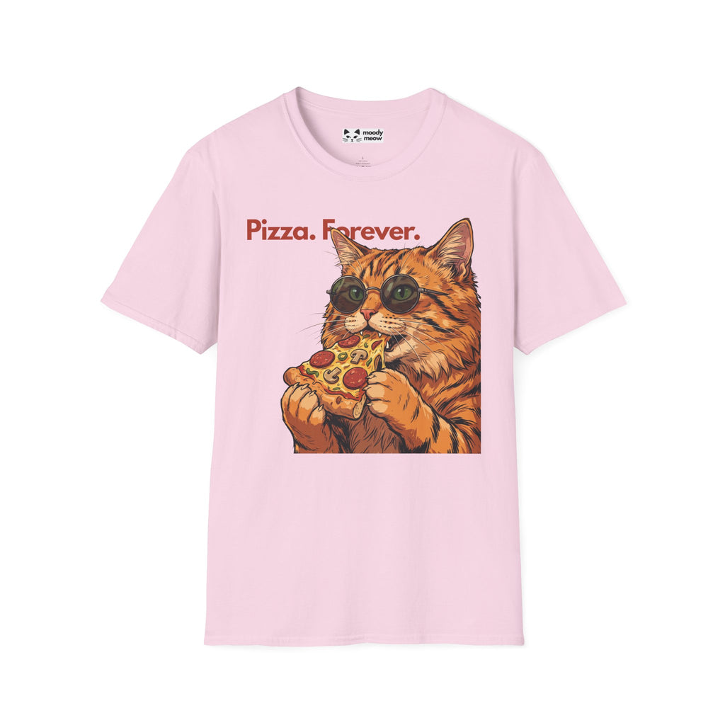 Pizza Forever Cat T-Shirt