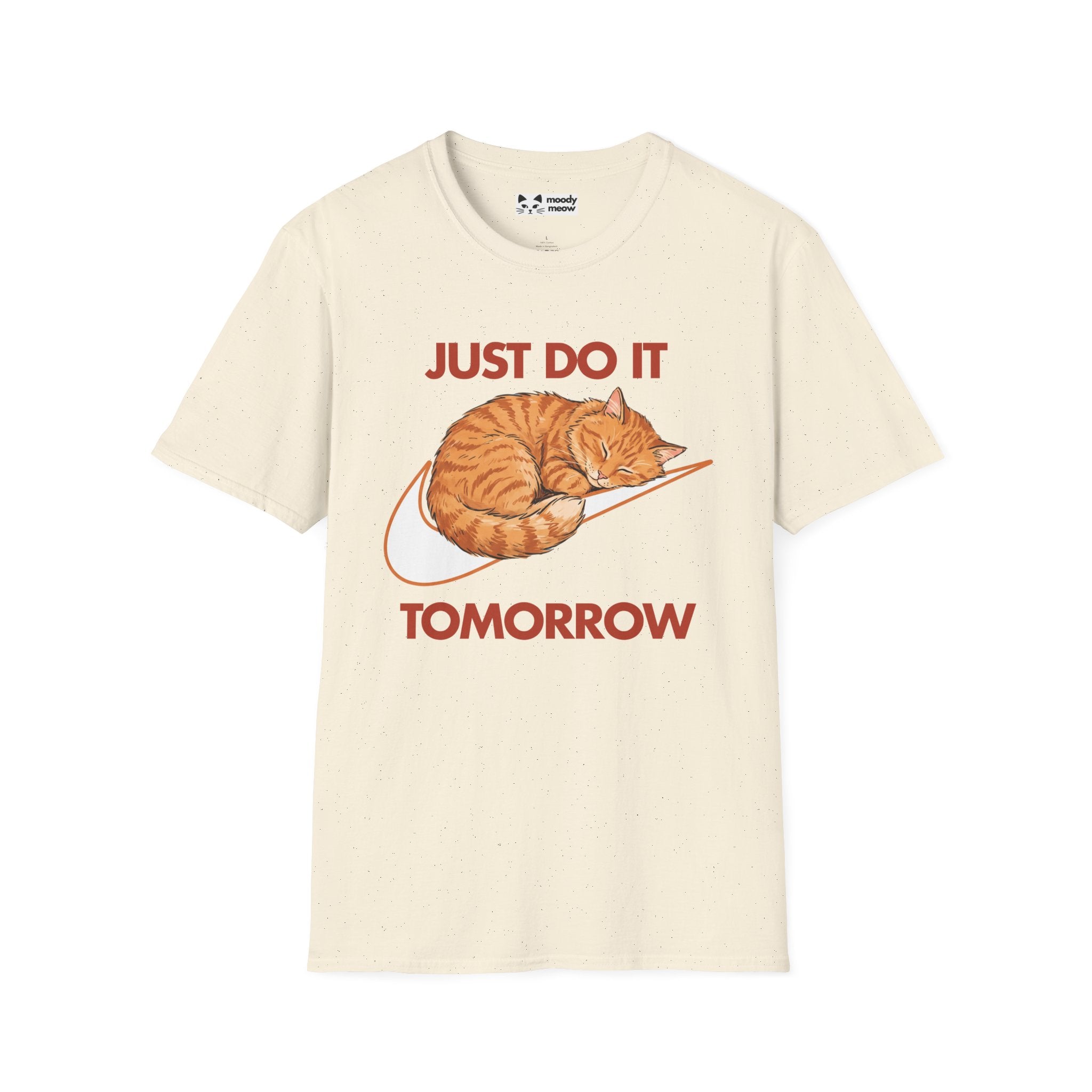Just Do It Tomorrow Cat T-Shirt