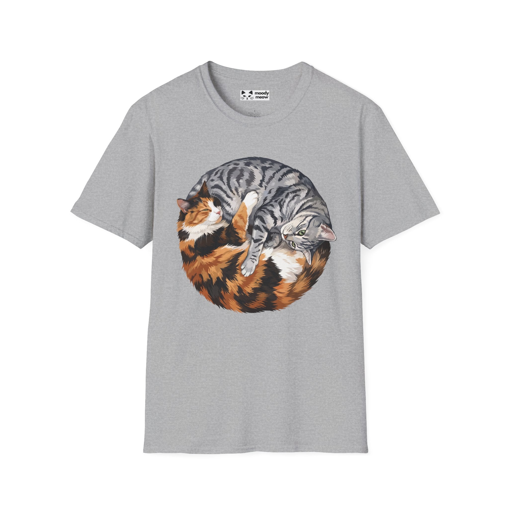 Yin Yan Cat T-Shirt