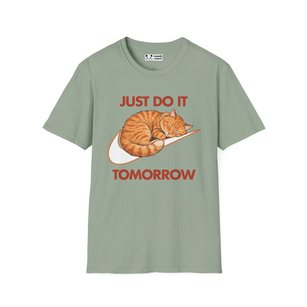 Just Do It Tomorrow Cat T-Shirt