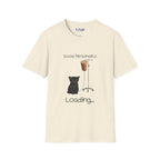 Social Personality Loading Cat T-Shirt