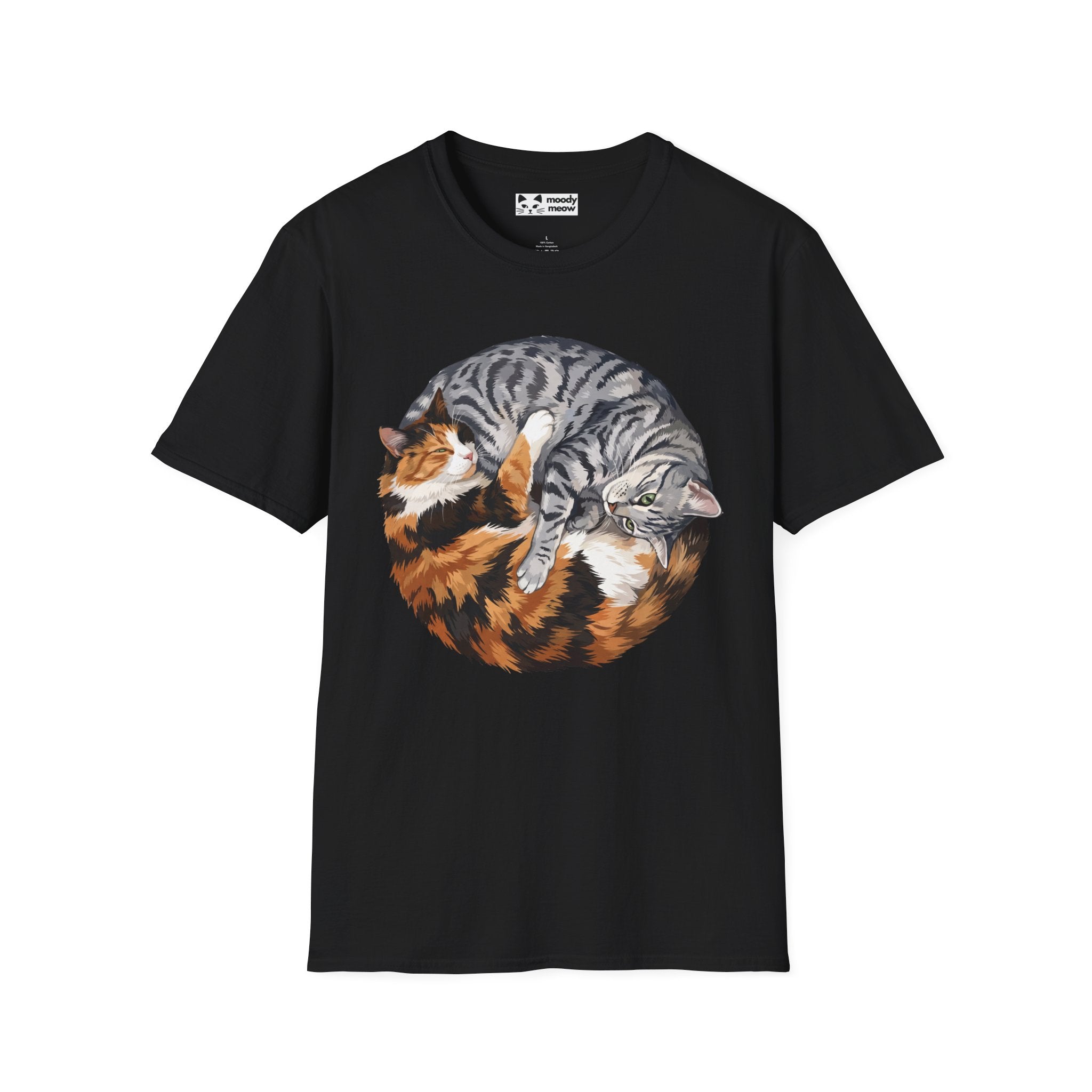 Yin Yan Cat T-Shirt