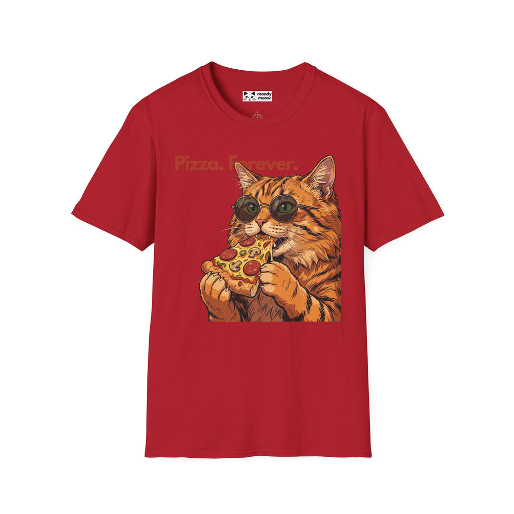 Pizza Forever Cat T-Shirt