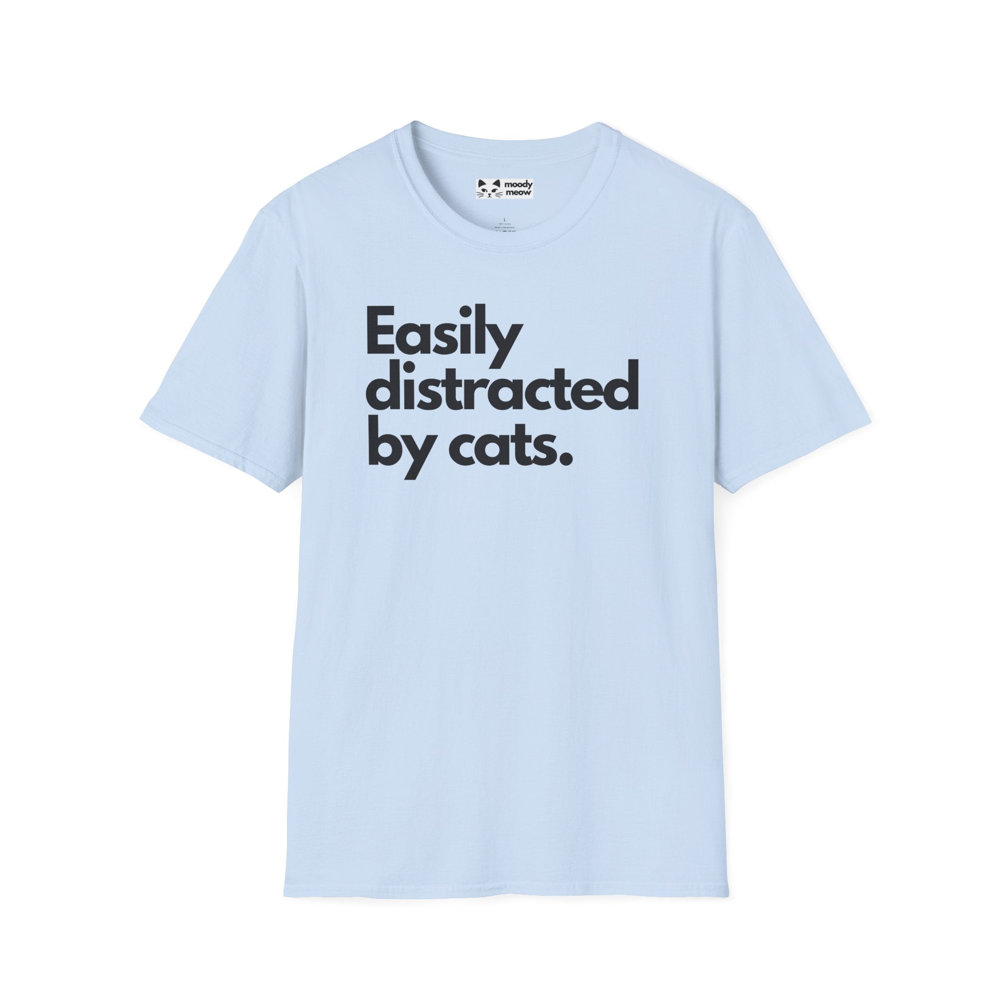 Easily Distracted by Cats T-Shirt