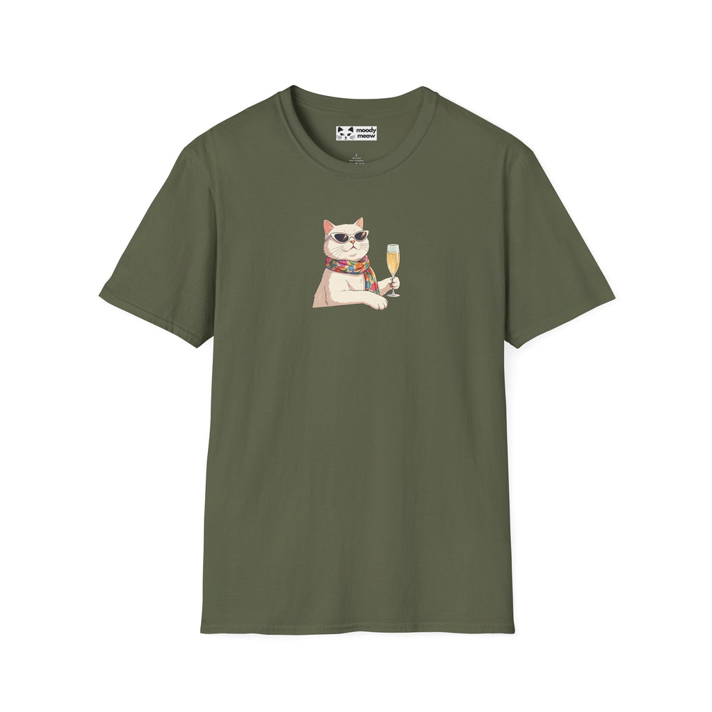 Champagne Cat T-Shirt