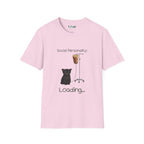 Social Personality Loading Cat T-Shirt