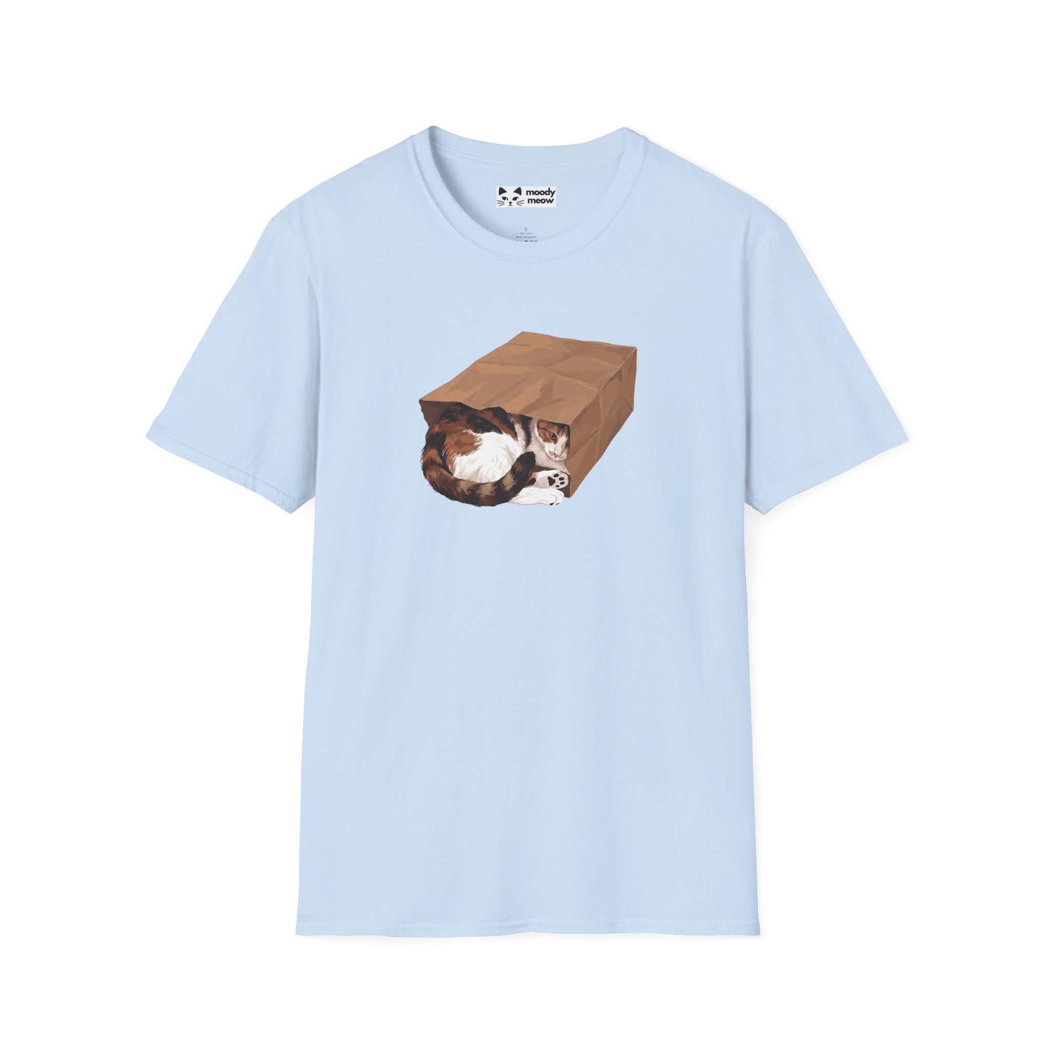 Paper Bag Cat T-Shirt