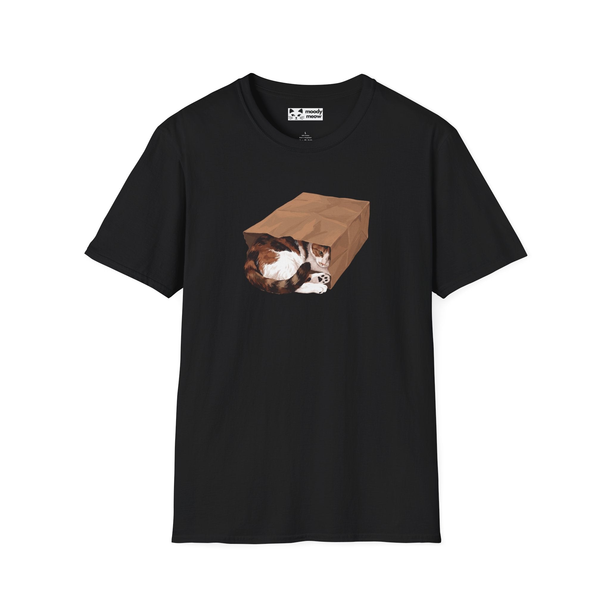 Paper Bag Cat T-Shirt
