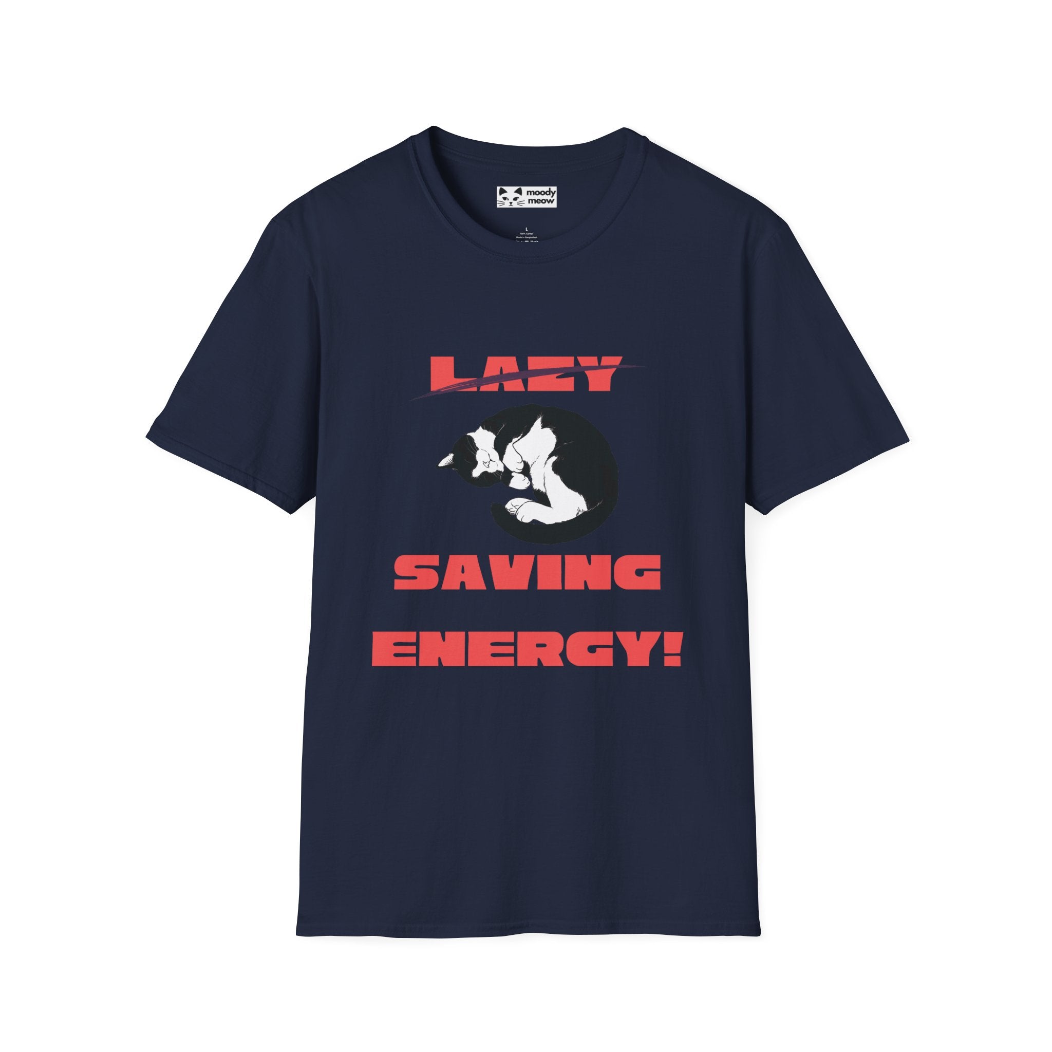 Energy Saving Cat T-Shirt