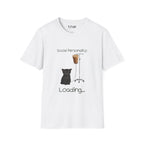 Social Personality Loading Cat T-Shirt