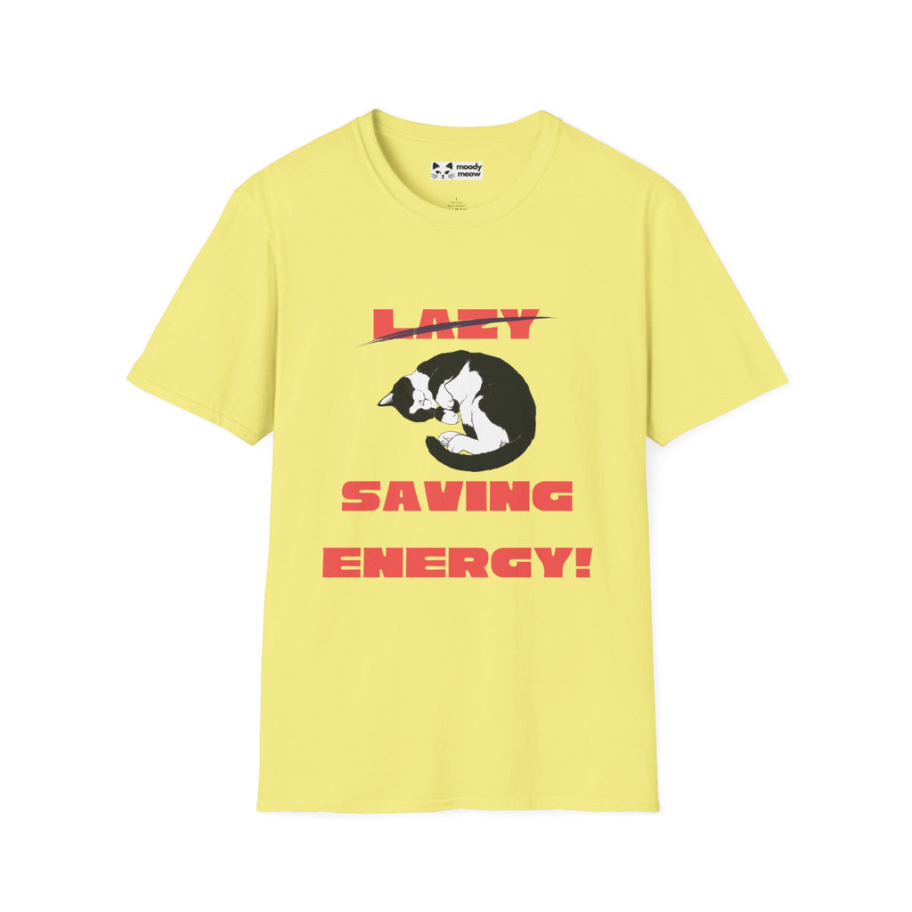 Energy Saving Cat T-Shirt
