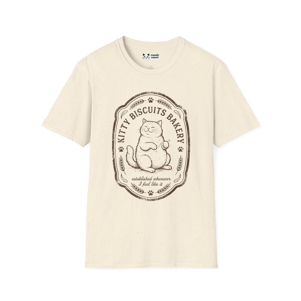 Kitty Biscuits Bakery Cat T-Shirt