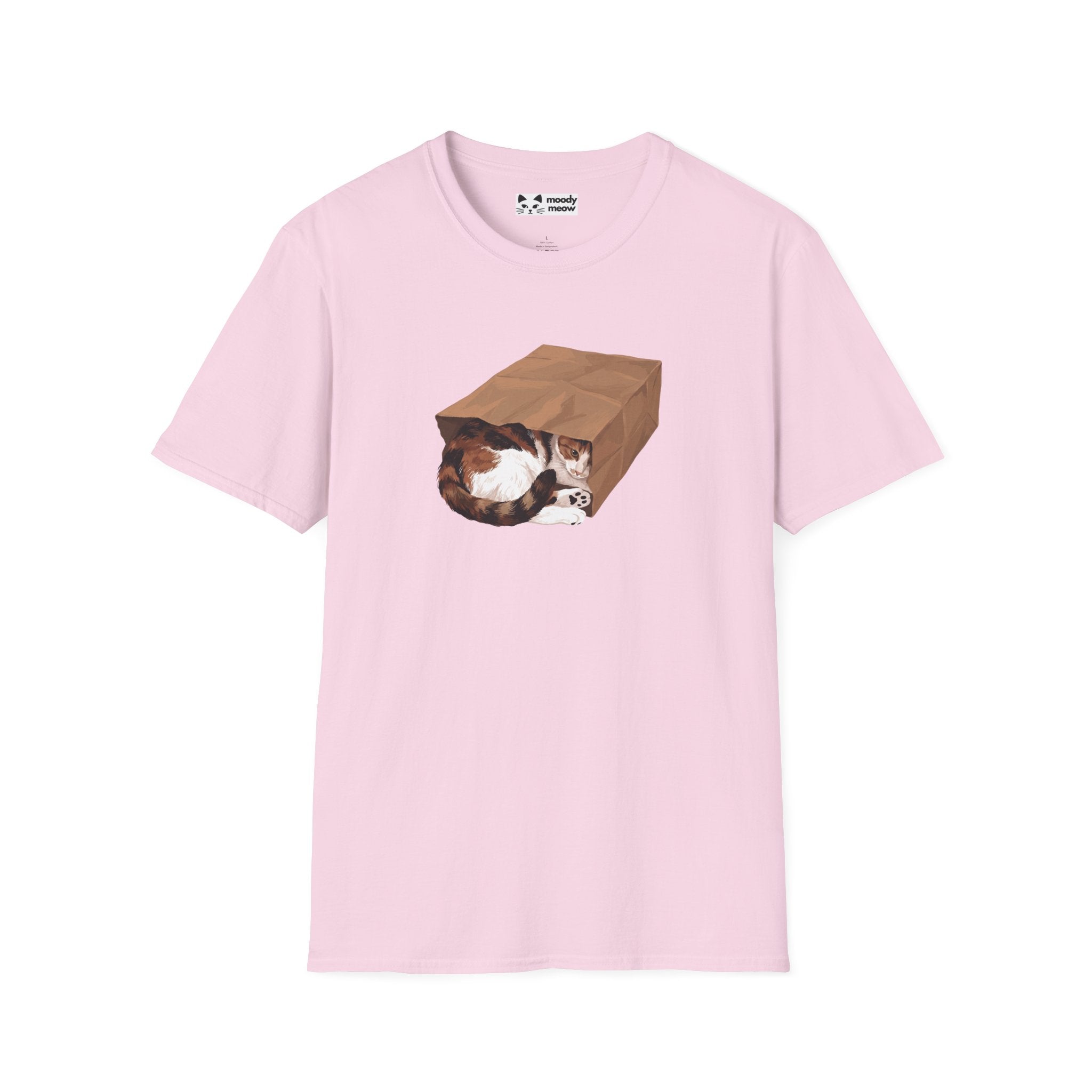 Paper Bag Cat T-Shirt