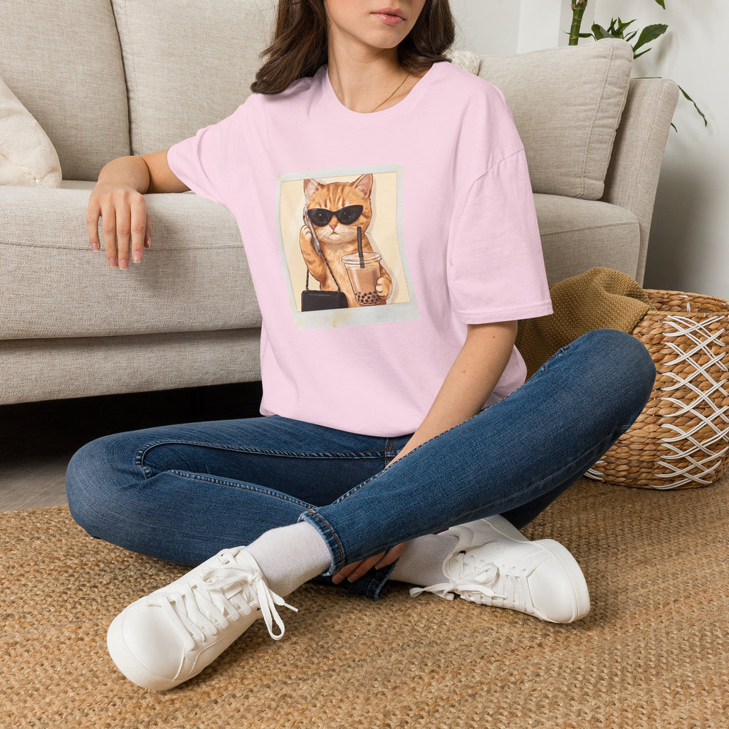 Cattitude Polaroid Cat T-Shirt
