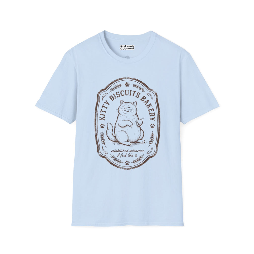 Kitty Biscuits Bakery Cat T-Shirt