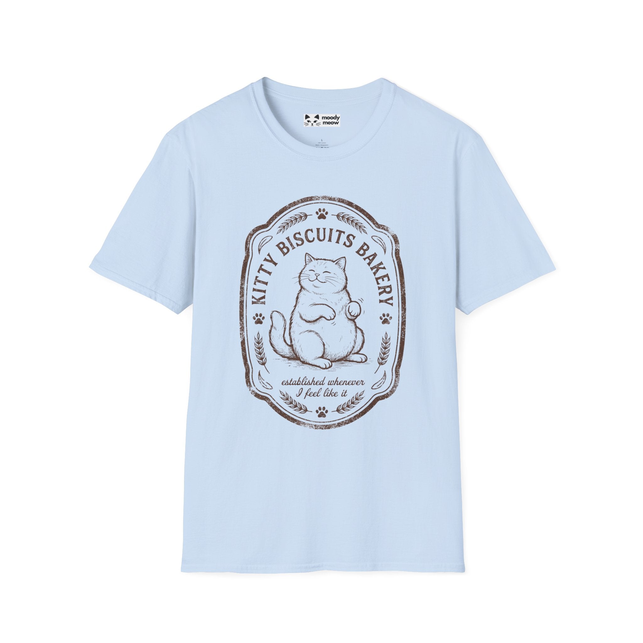 Kitty Biscuits Bakery Cat T-Shirt