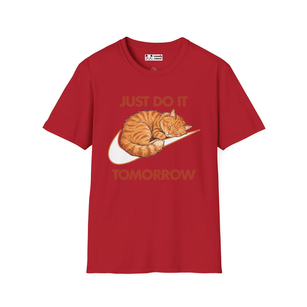 Just Do It Tomorrow Cat T-Shirt